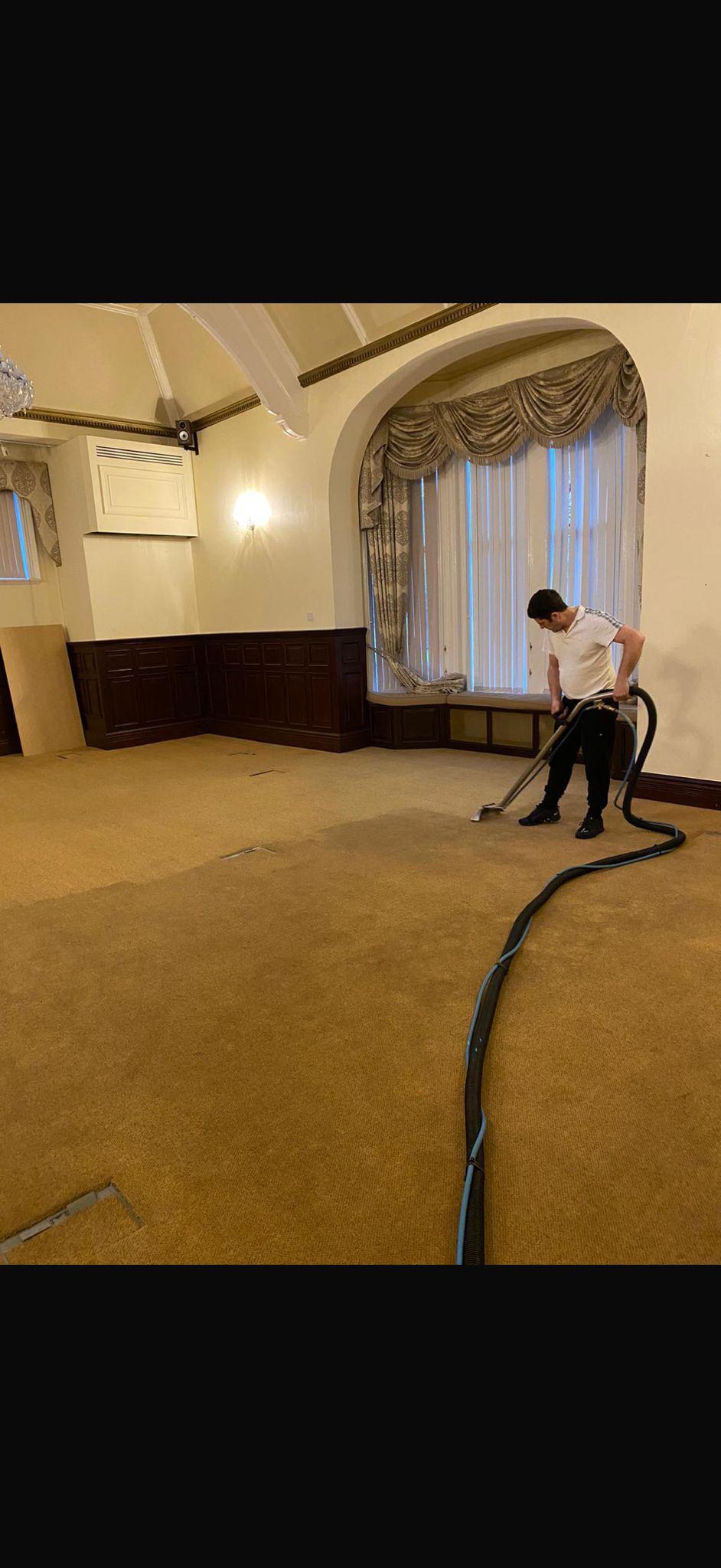 Professional carpet clean for business premises