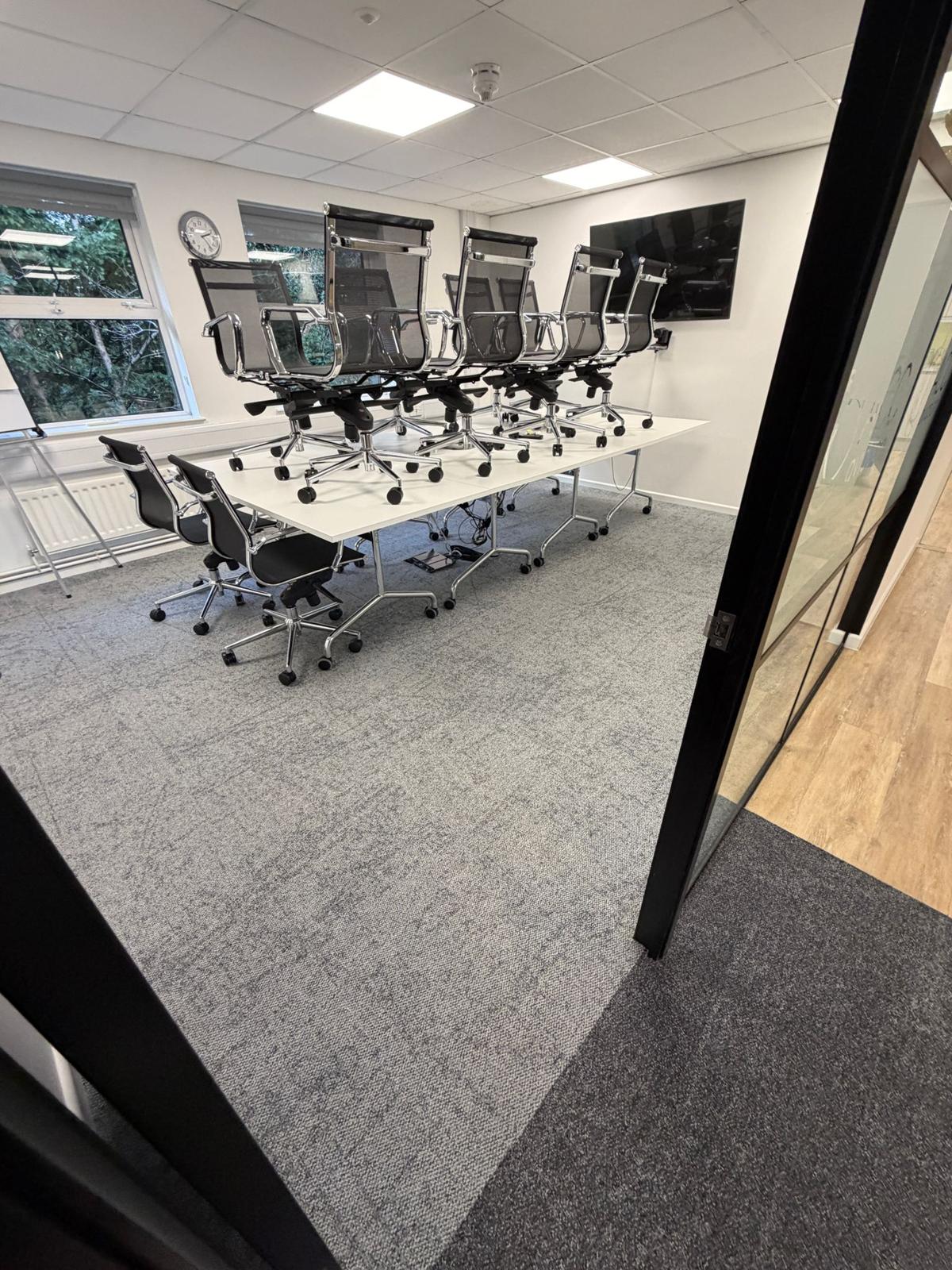 Workspace carpet stain removal in Surrey