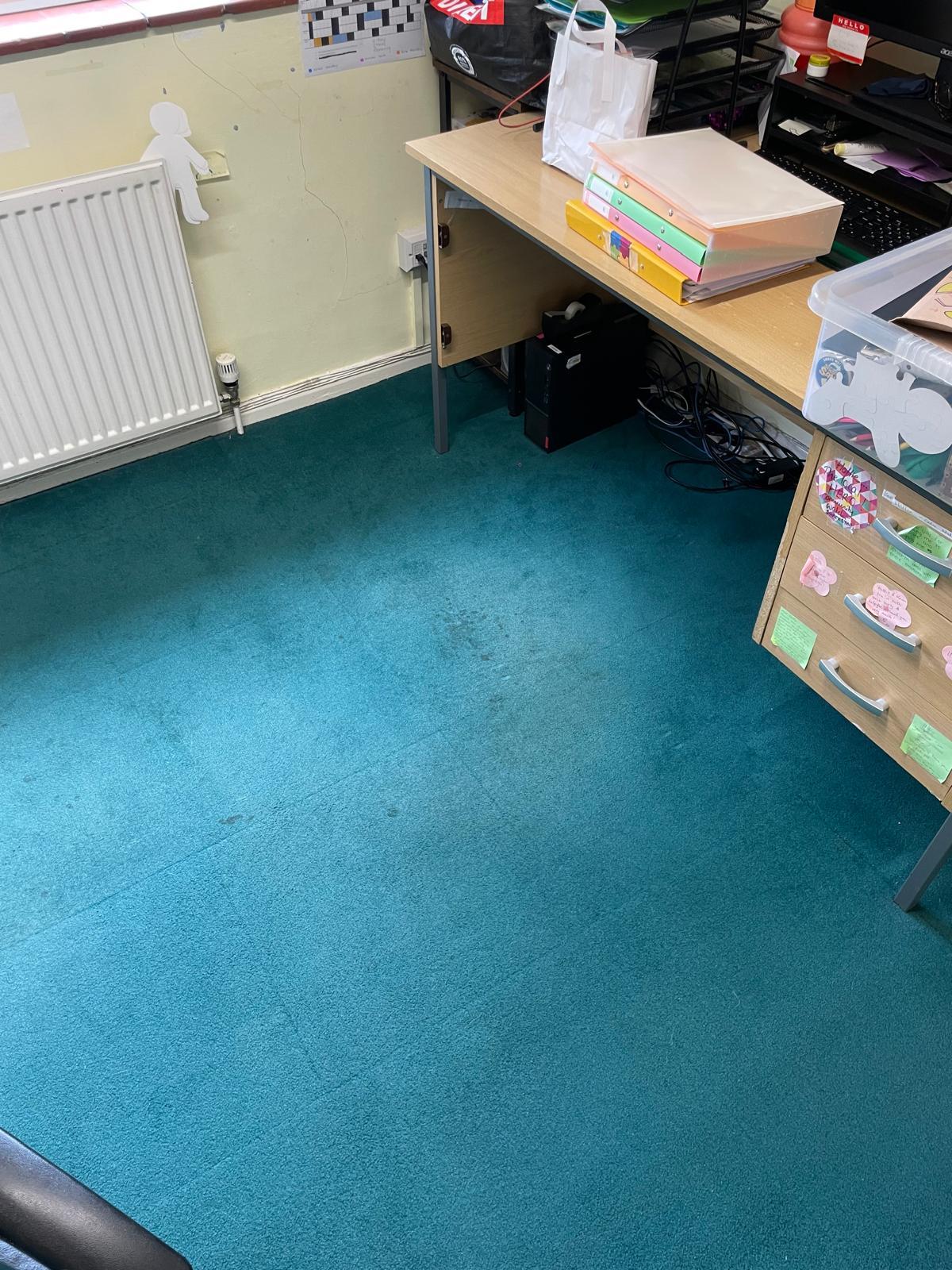 Commercial premises carpet transformation